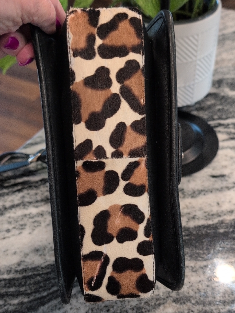 Coach Page Calf Hair Ocelot Print Crossbody Shoulder Bag - Picture 6 of 14